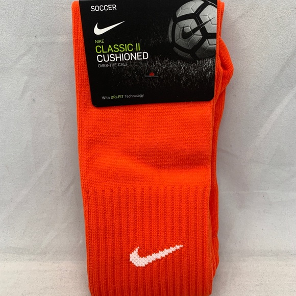 orange nike soccer socks